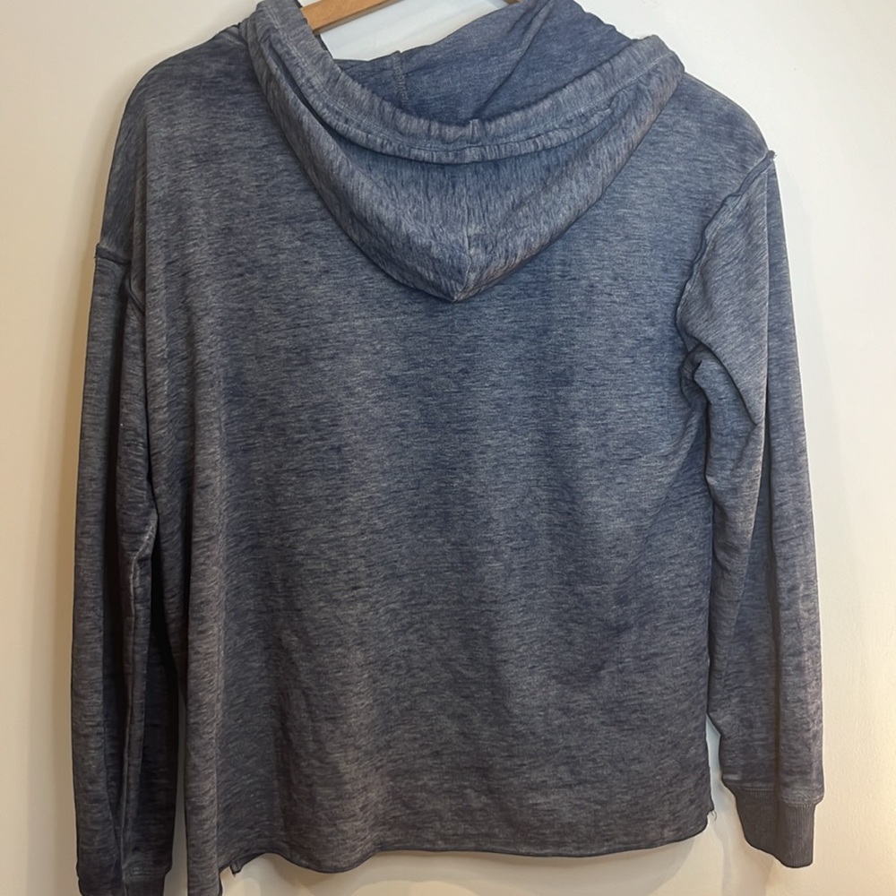 Womens blue C & C California drawstring hoodie top size medium good condition - Picture 4 of 5